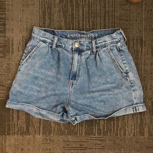 American Eagle Cuffed Jean Shorts